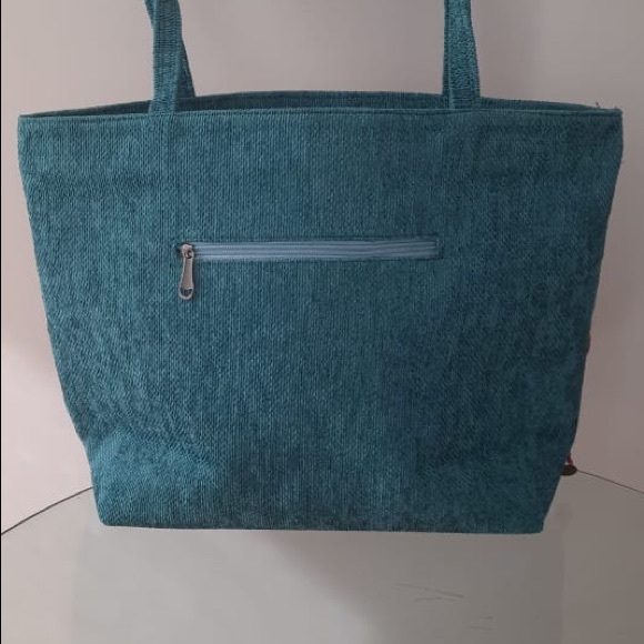 Newhandmade embroidery/beads tote shoulder handbag - Picture 5 of 6